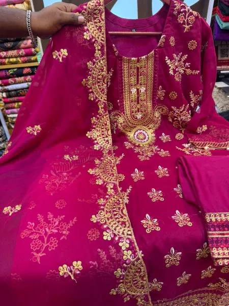 Pakistani Inspired Georgette 3 Piece Collection – Stitched